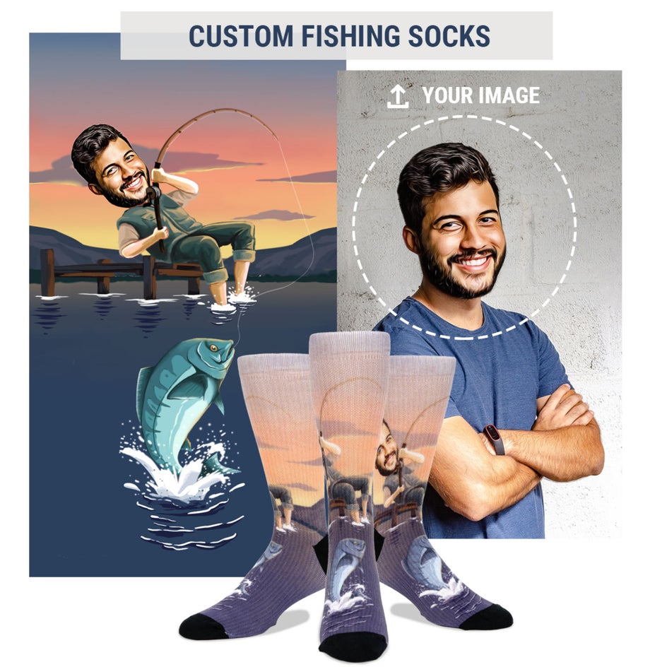 custom fishing socks