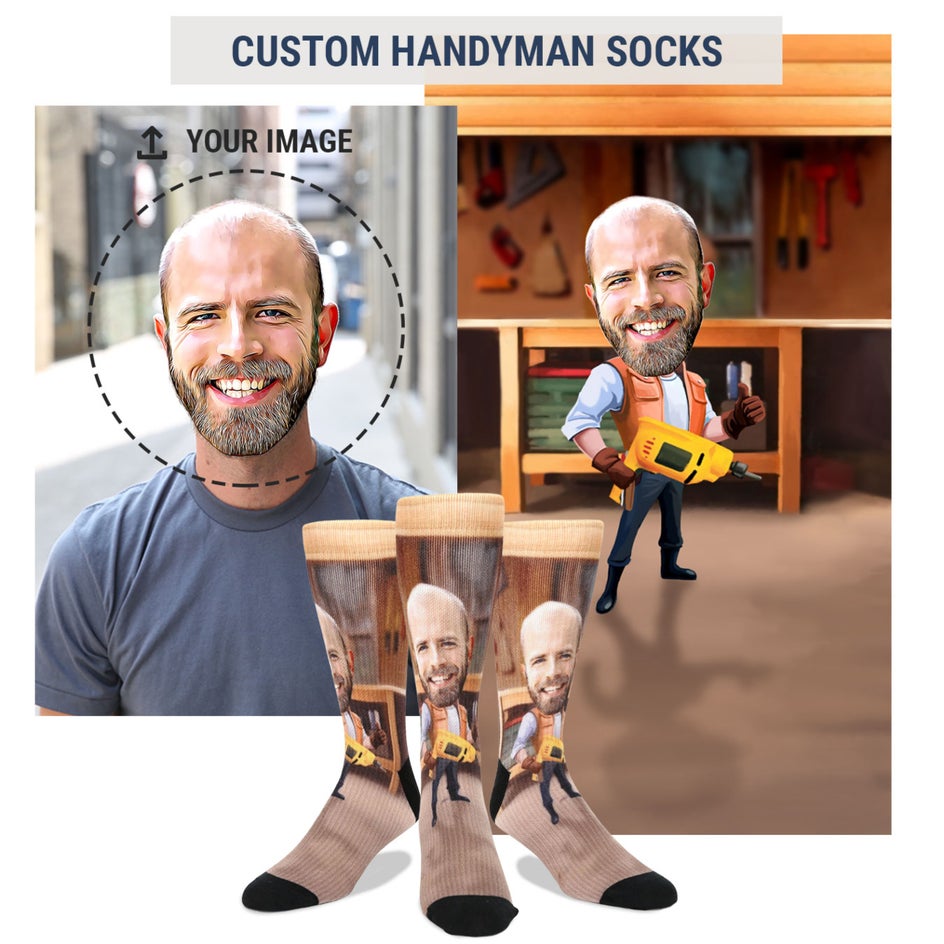 custom handyman socks