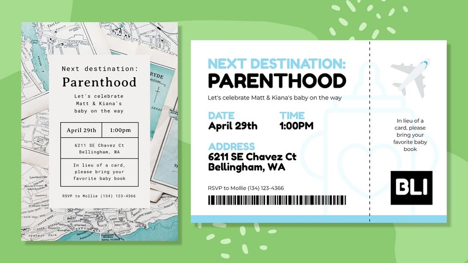 travel adventure themed baby shower invite templates to customize