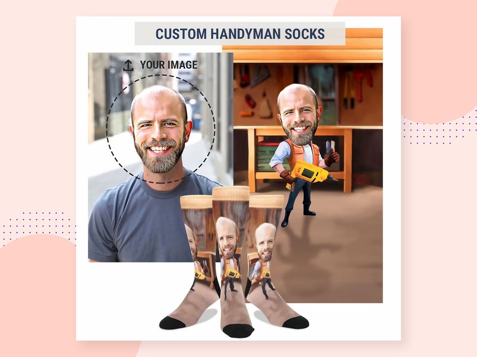 custom handyman socks