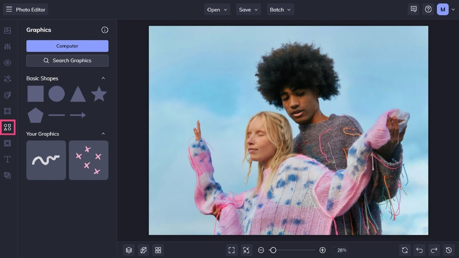 Adding illustrations and doodles to a photo