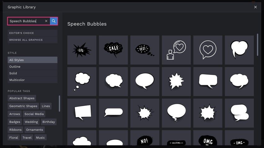 how do i make speech bubbles