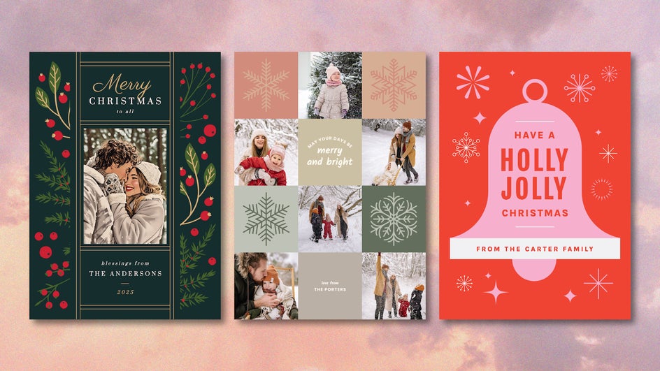 Holiday Card Template Christmas