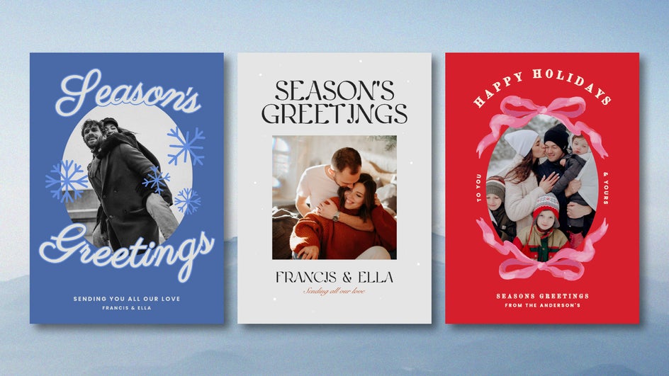 Holiday Card Template Season_s Greetings