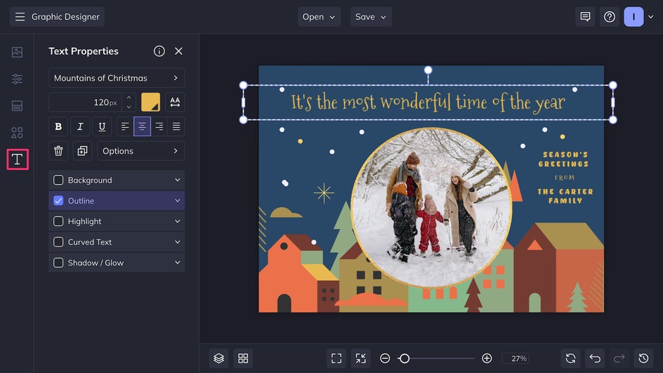 Holiday Card Template Tutorial 4
