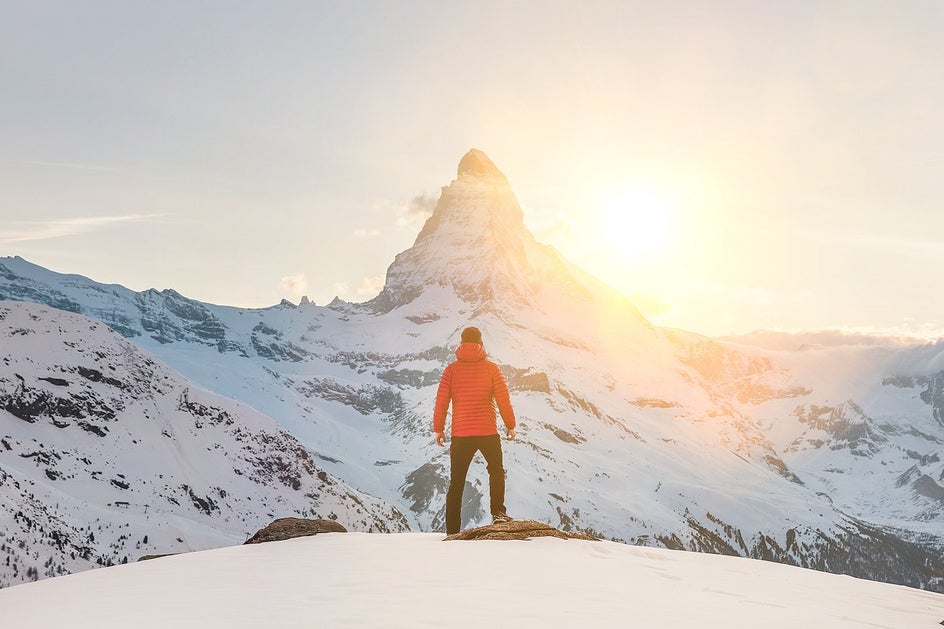 Person, Human, Outdoors, Nature, Mountain, Standing