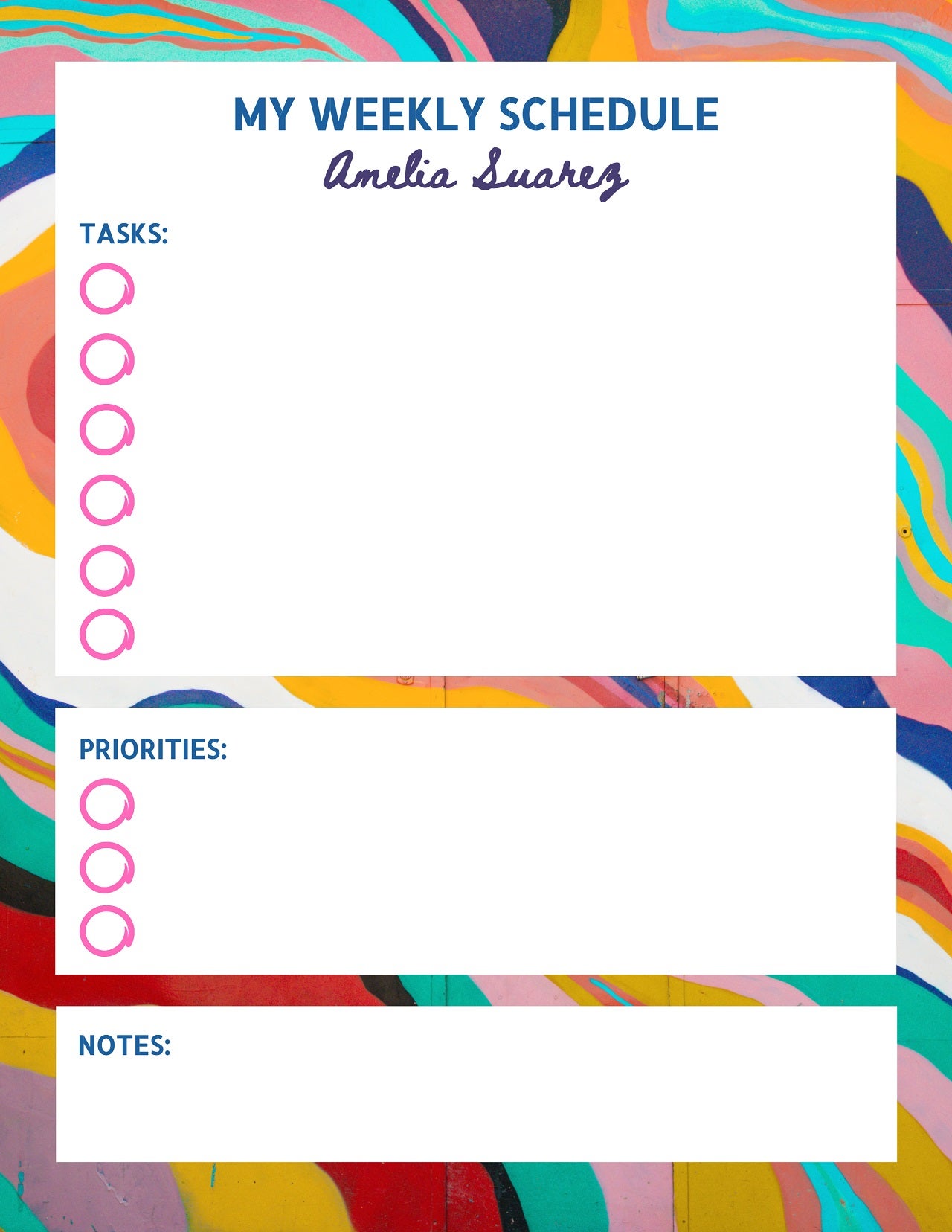 How to Create a Custom Weekly Schedule Planner | Learn BeFunky