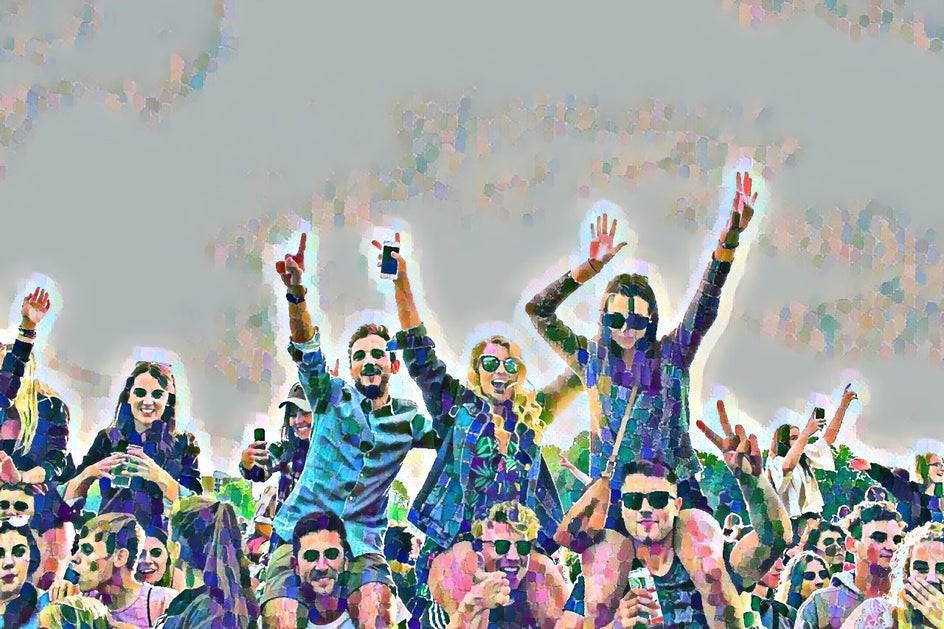 Crowd, Person, Human, Festival, Sunglasses, Accessories