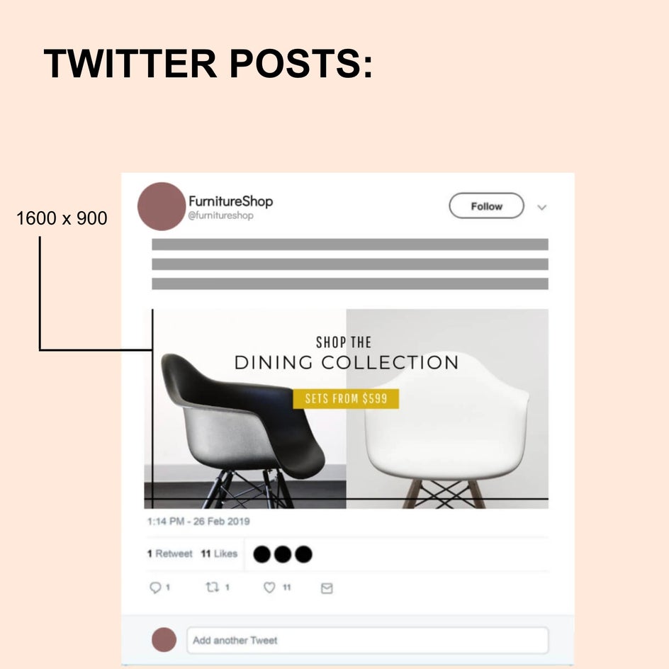Twitter Post Sizing