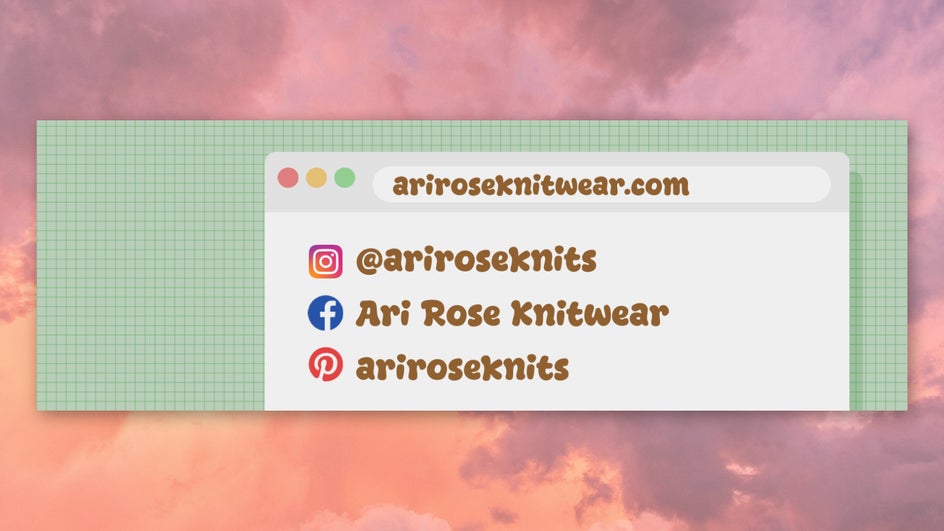 Twitter Header Text Contact