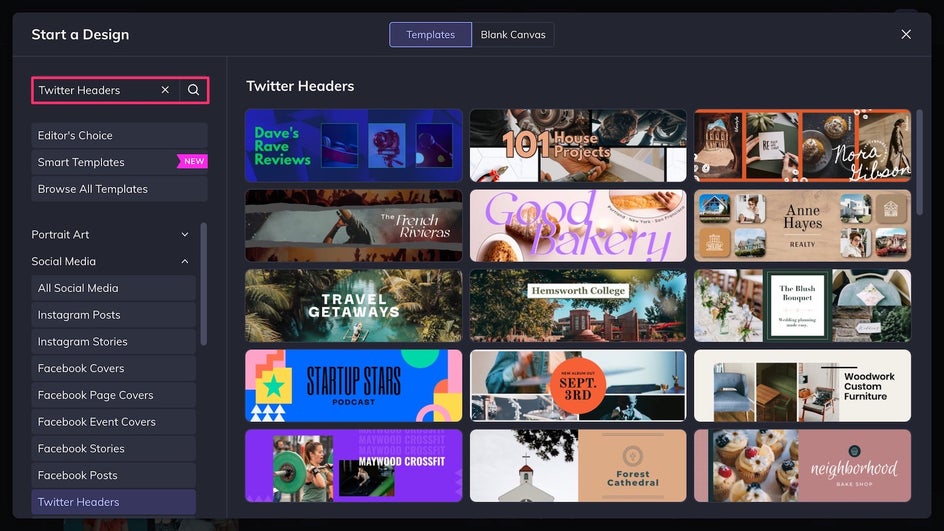 Twitter Header Text Tutorial 1