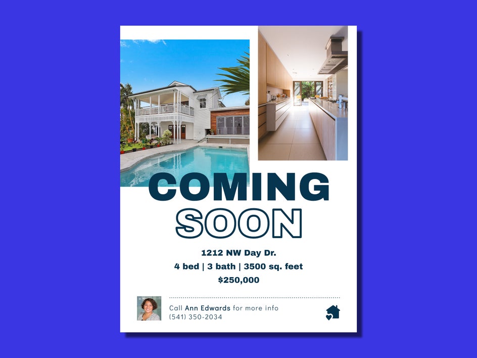 coming soon real estate flyer