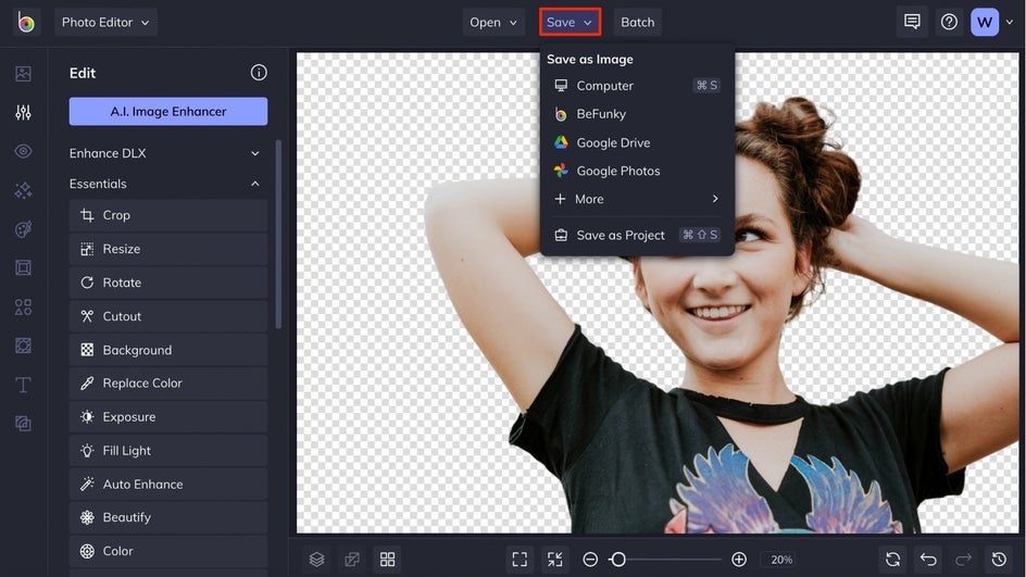 BeFunky's Online Background Remover: Edit & Remove Backgrounds In One Click  | Learn BeFunky