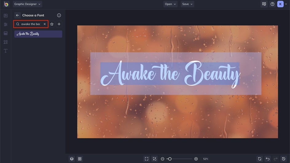 awake the beast font