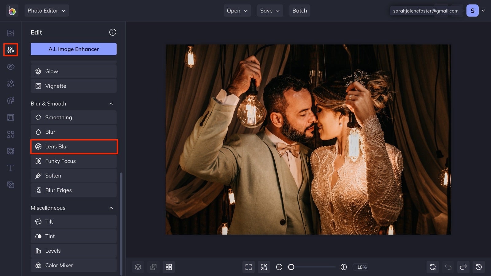 Bokeh & Blur Backgrounds With Lens Blur Learn BeFunky