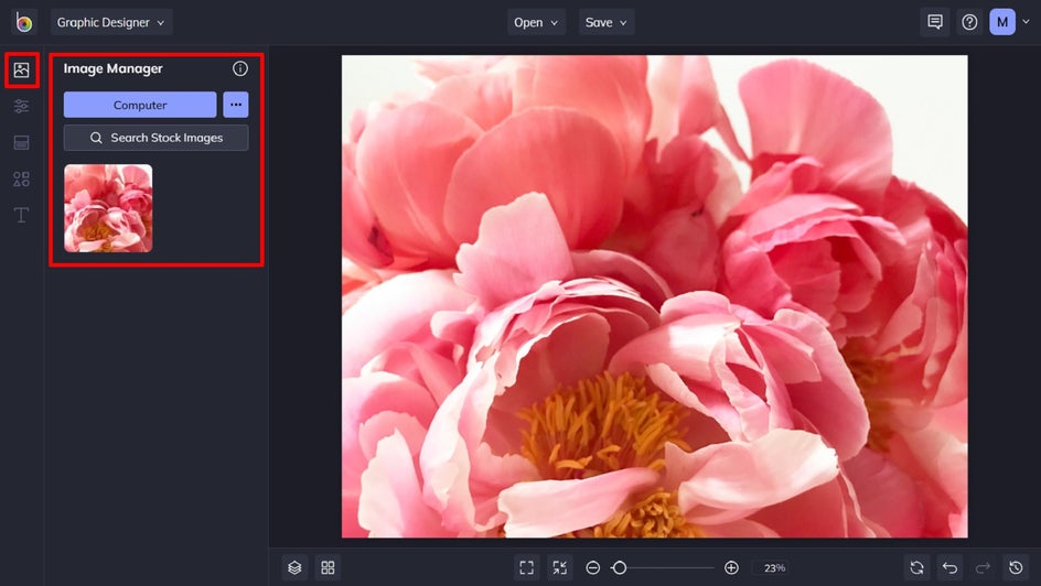add images to image manager