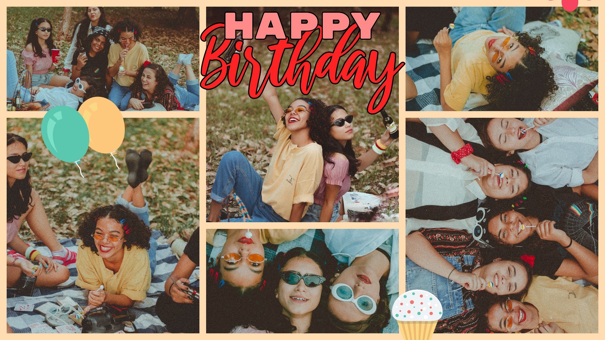 Creating Personalized Birthday Collages Learn BeFunky