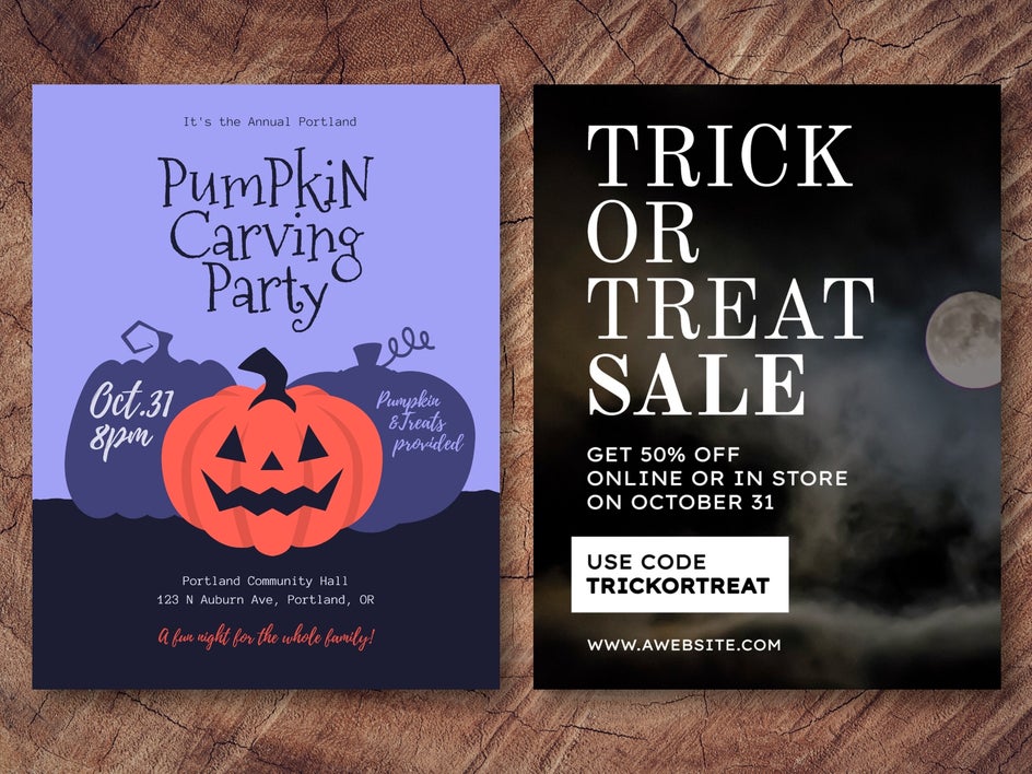 halloween flyer templates