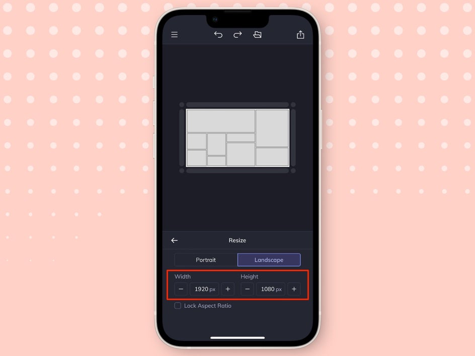 width height adjustment