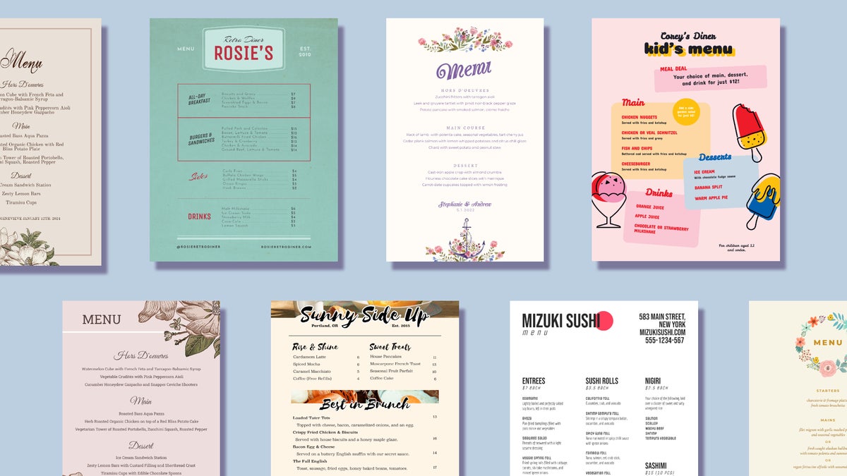 How to Design a Beautiful Menu for Free | Learn BeFunky