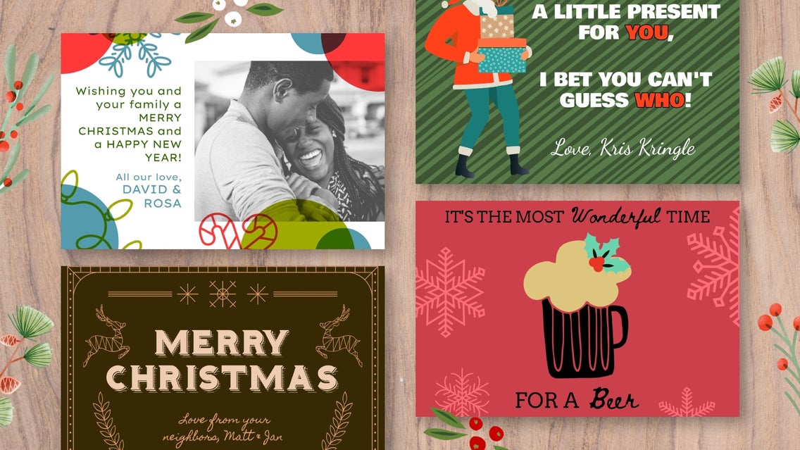 christmas greeting card featured