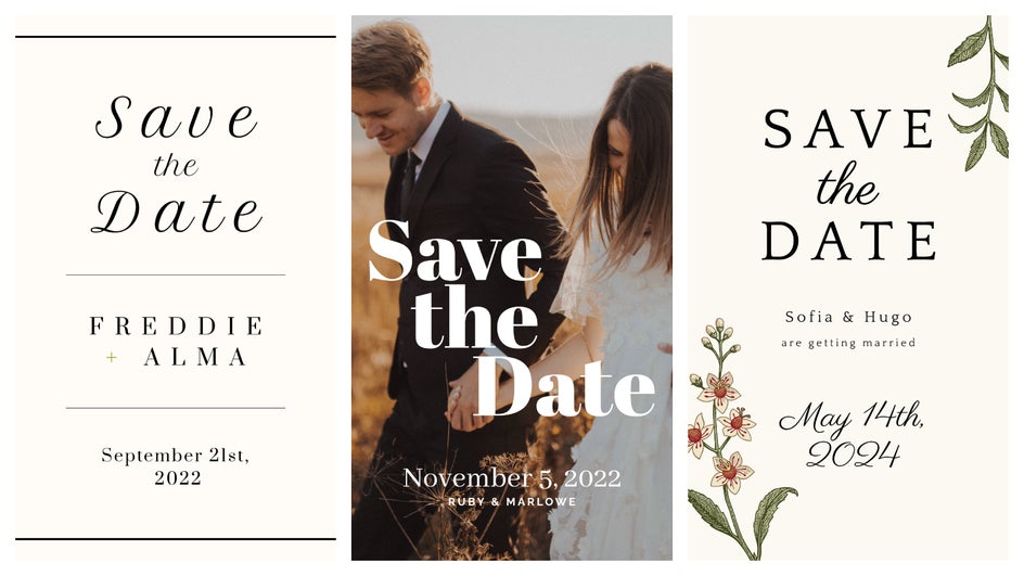 save the dates