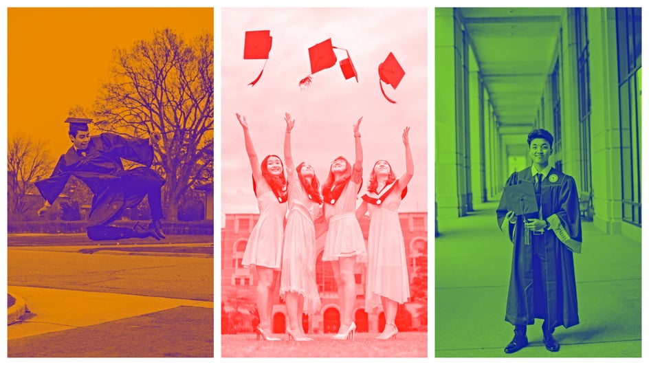 graduation photo shoot colors