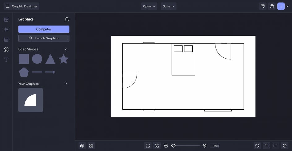 room plan graphics