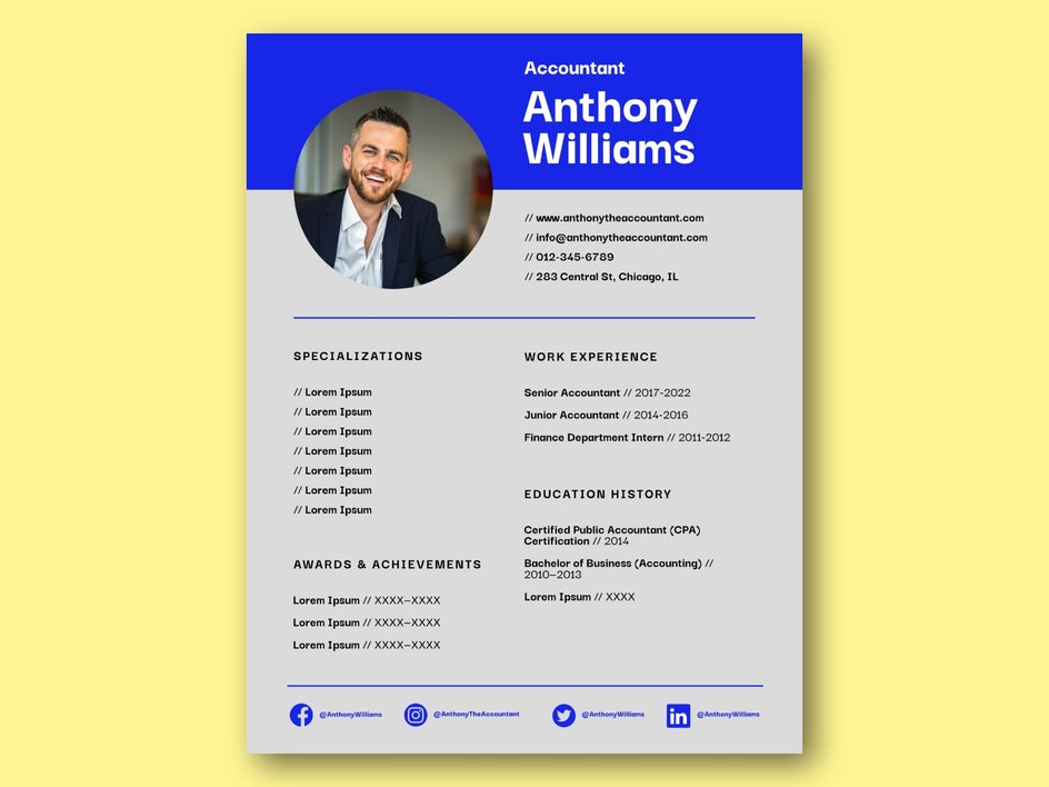 resume template final