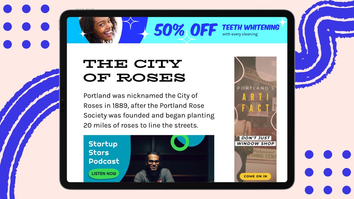 banner ad featured