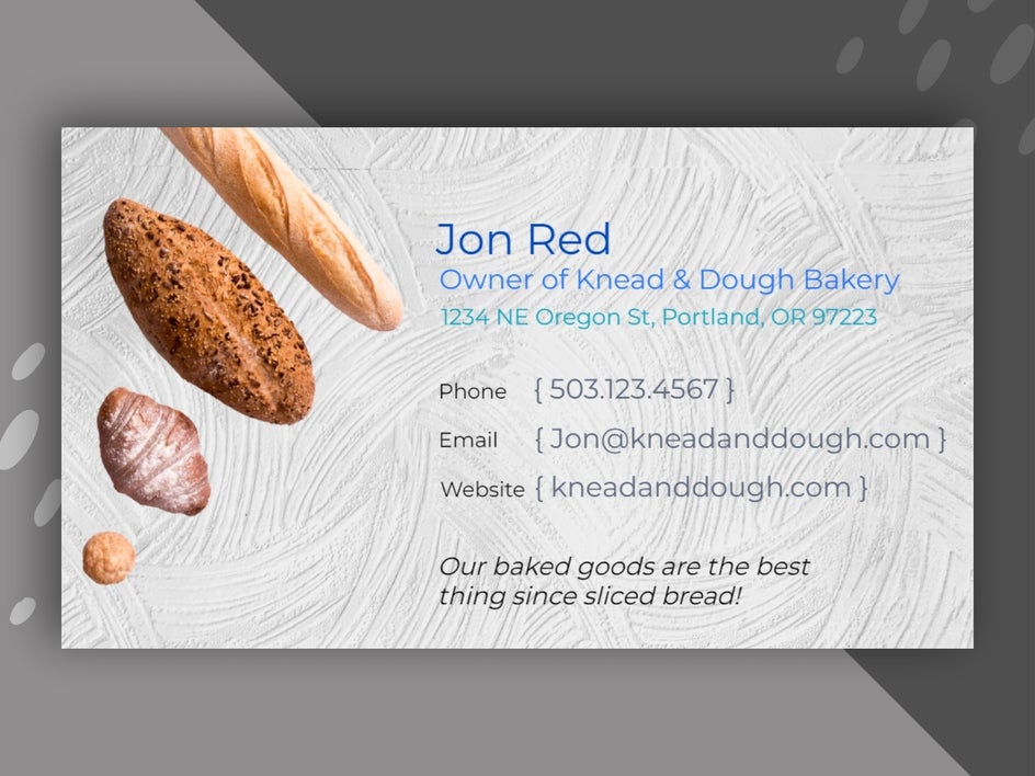 business card background tool