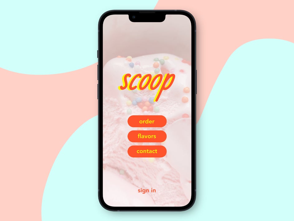 background of app design