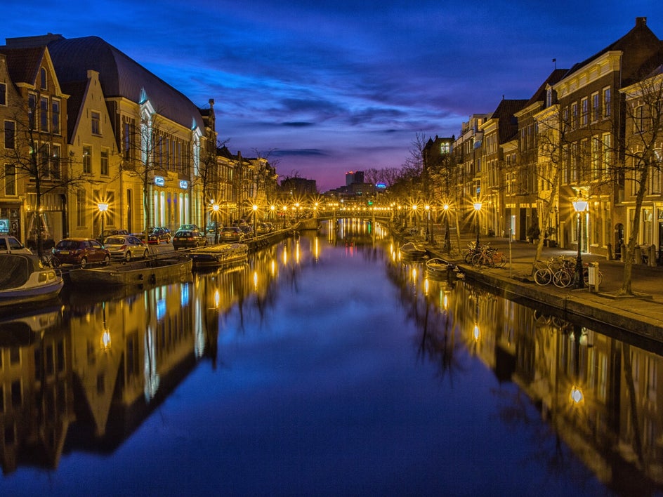 blue hour water example