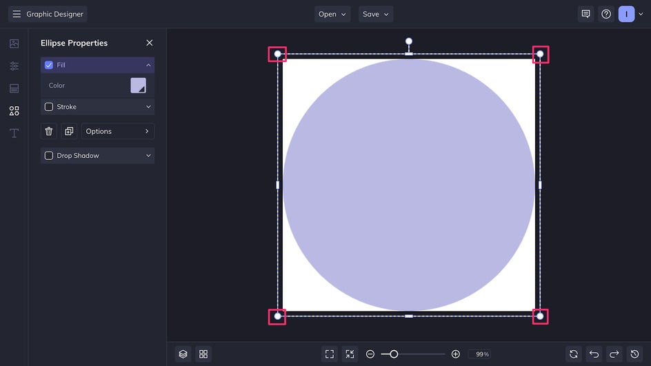 adjust circle graphic