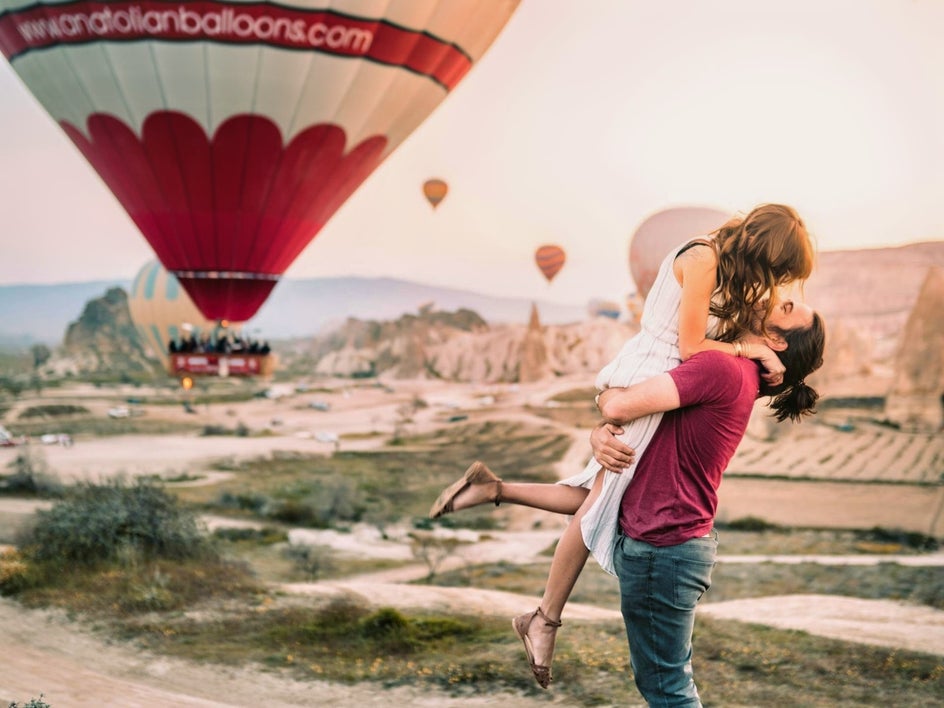 hot air balloon proposal