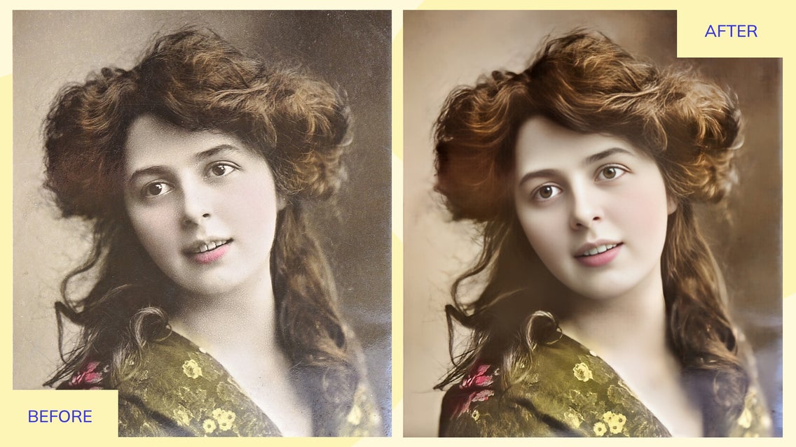 Repair Old Sun-Damaged and Scratched Images With AI | Learn BeFunky