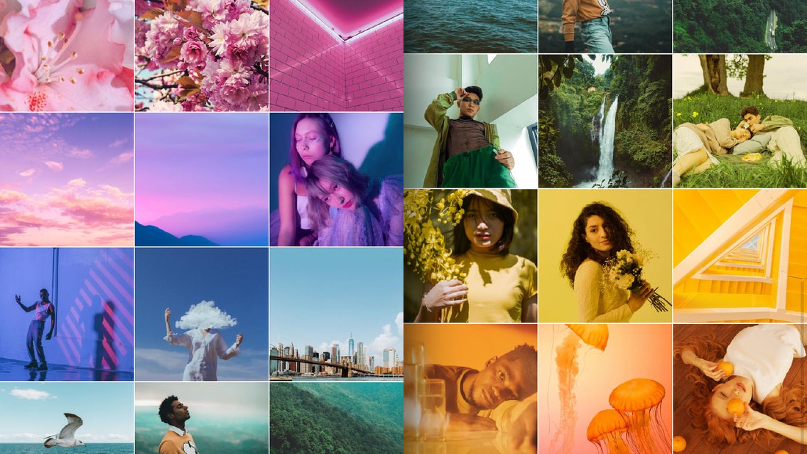 How to Create an Aesthetic Gradient Instagram Grid | Learn BeFunky