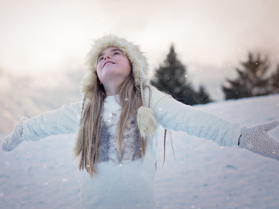 in the snow