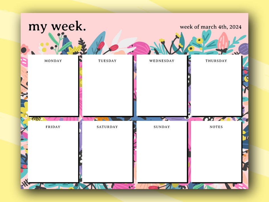 weekly planner final