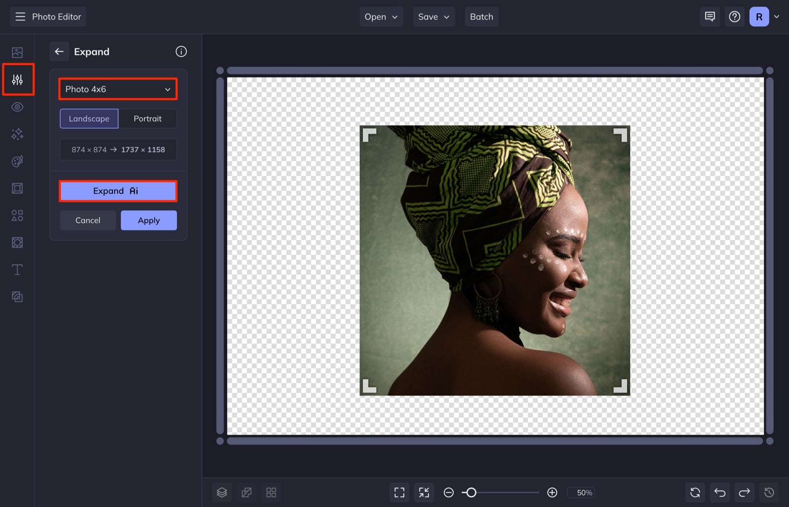 Use Expand AI to Crop Photos Without Losing Details Learn BeFunky