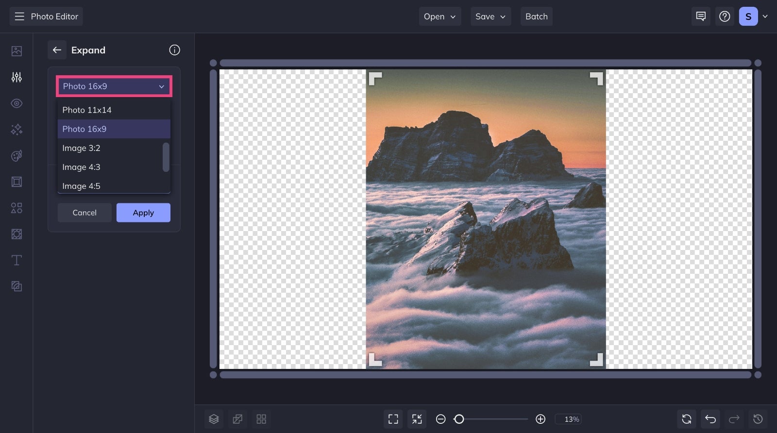 Extend Your Landscapes With Expand AI | Learn BeFunky