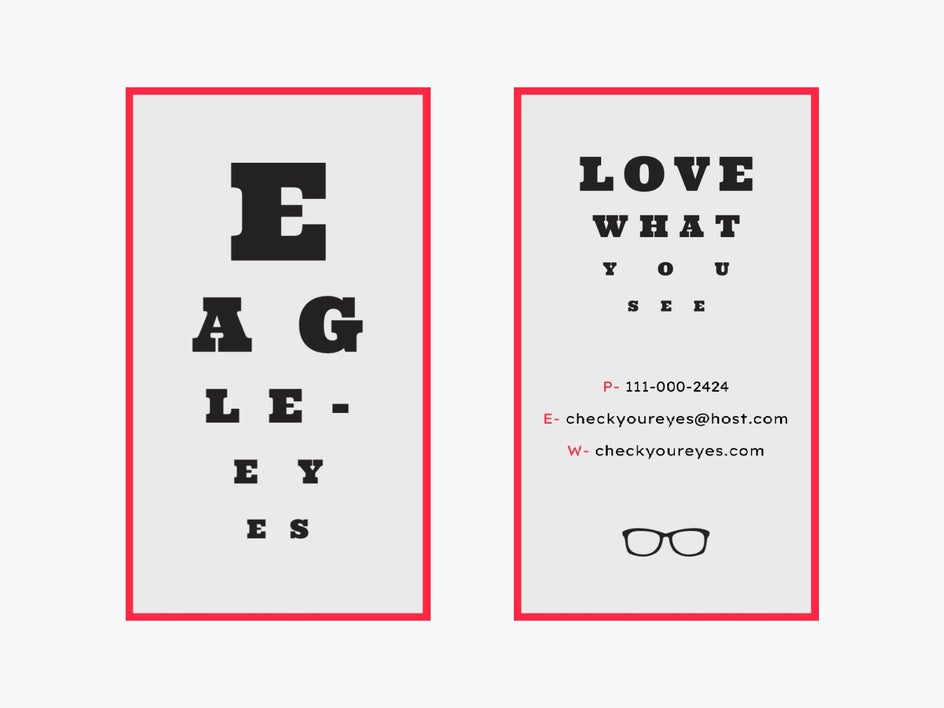 visual business card