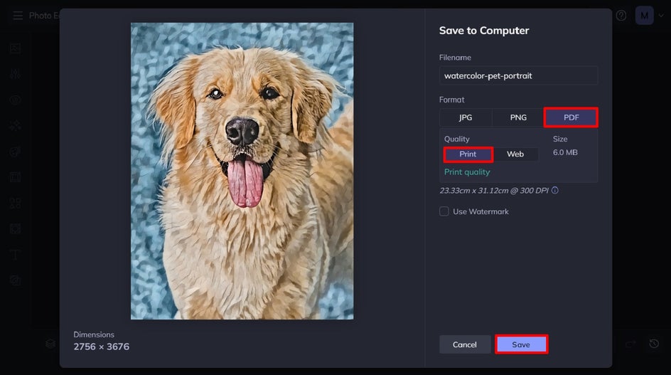 Turn Your Pet Photo Into a Watercolor Painting | Learn BeFunky