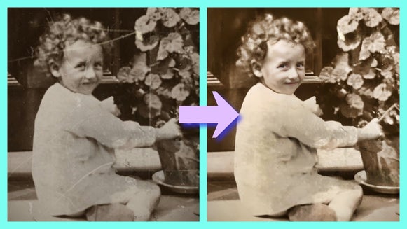 How to Restore Damaged Old Photos | Learn BeFunky