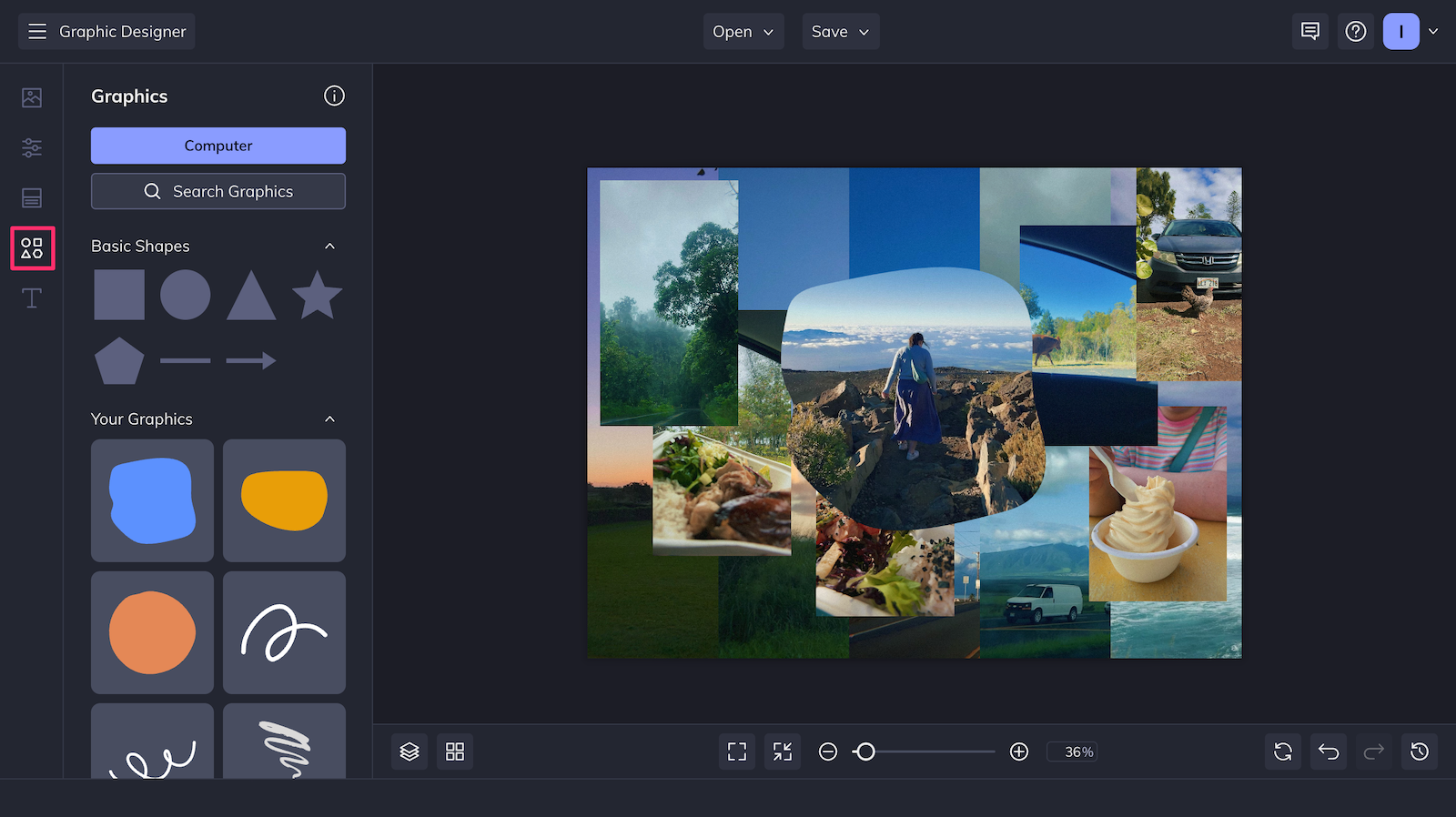 How to Make a Custom Collage in the Graphic Designer | Learn BeFunky