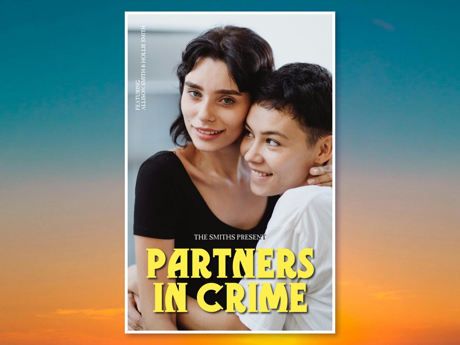 Film poster featuring two women "Partner