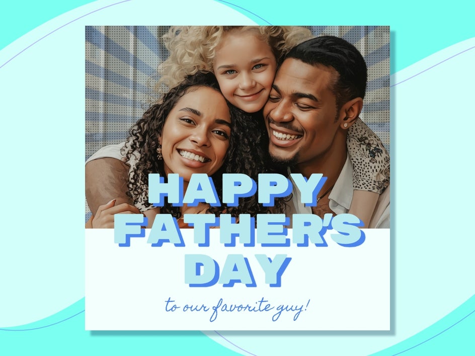 Social media family photo for Father