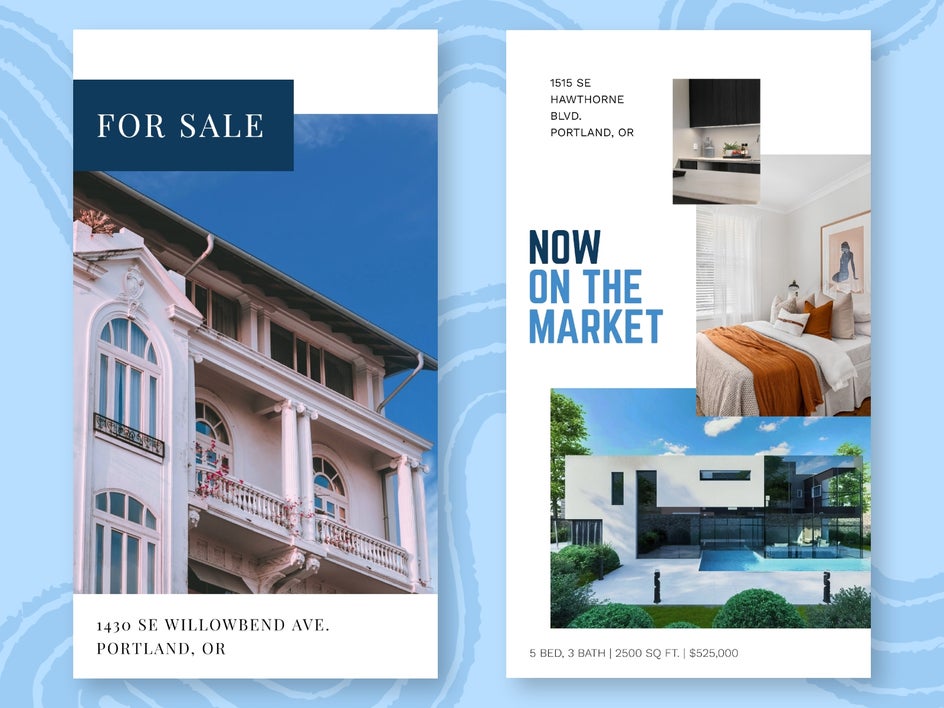 Social media stories to highlight new real estate listings