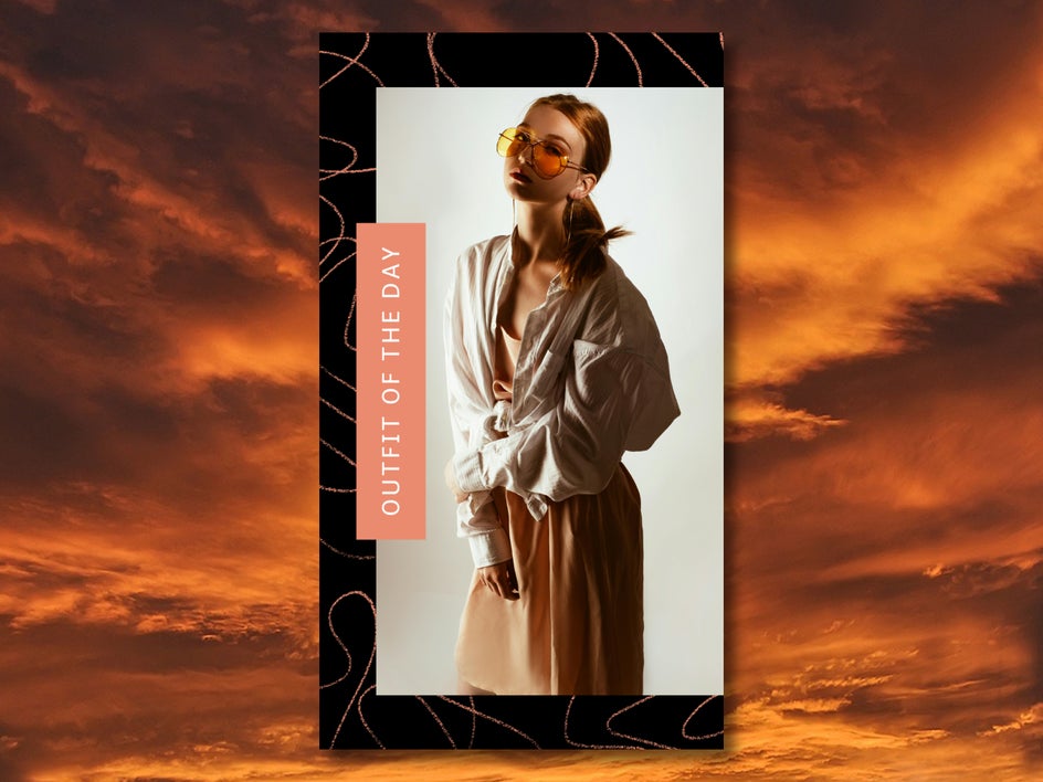 Before: Fashion-forward Instagram Story template