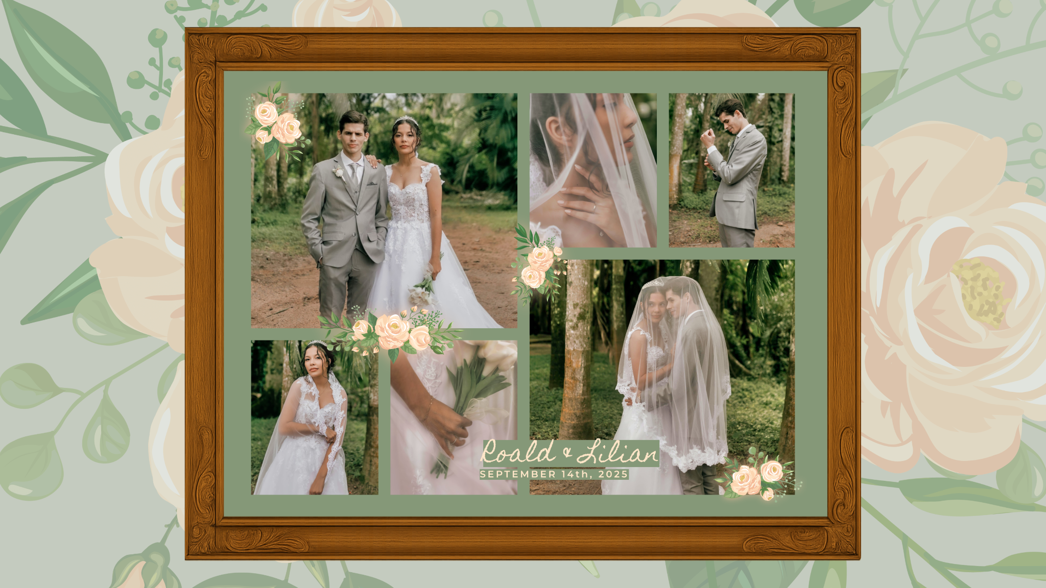 Wedding collage featured image with final result from tutorial
